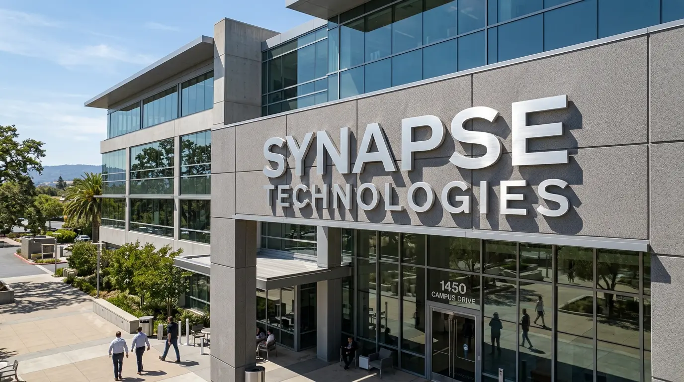 Non-illuminated dimensional channel letters on corporate office building