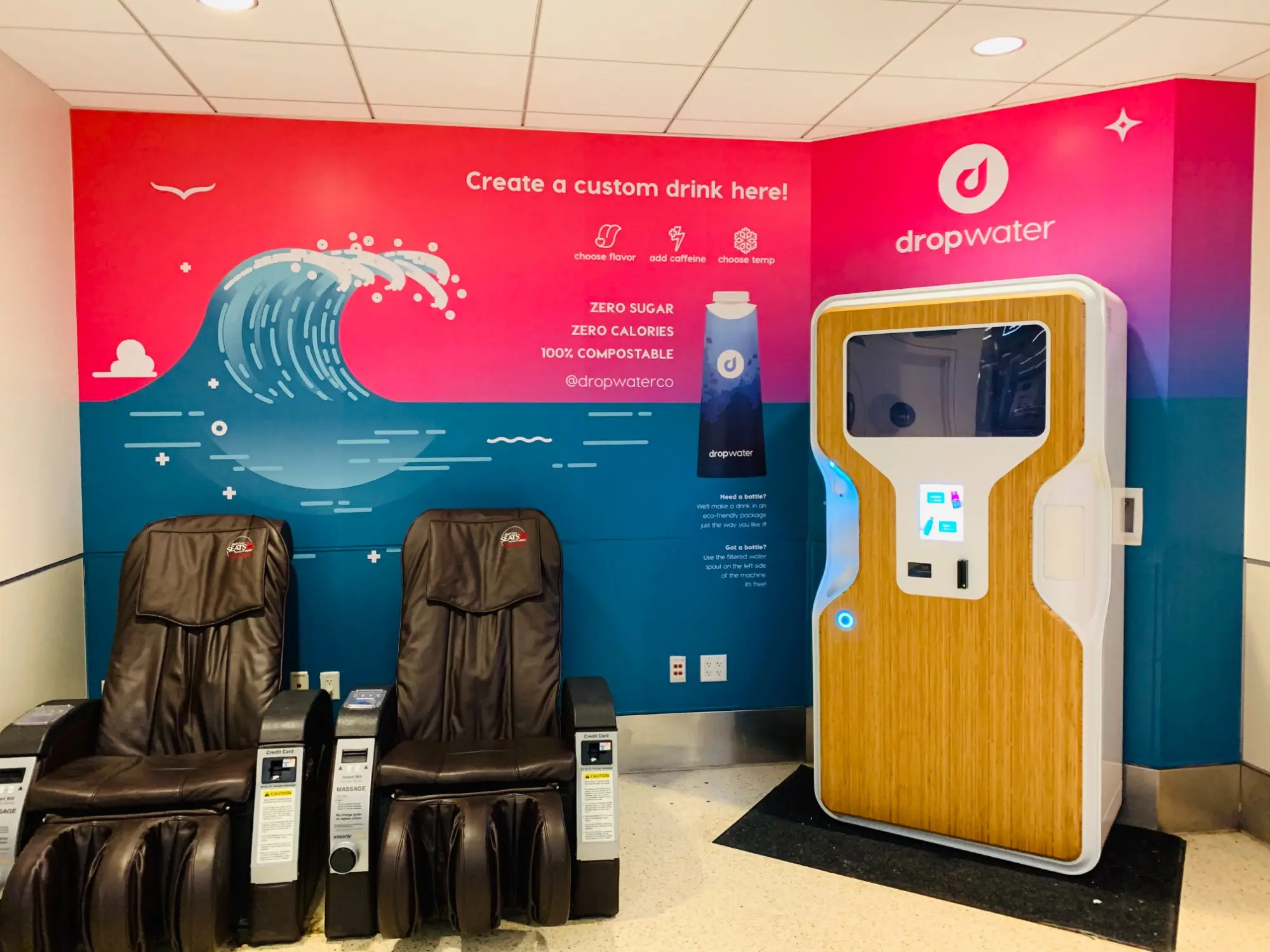 SJC Airport wall wrap — Clear Line Signs San Jose