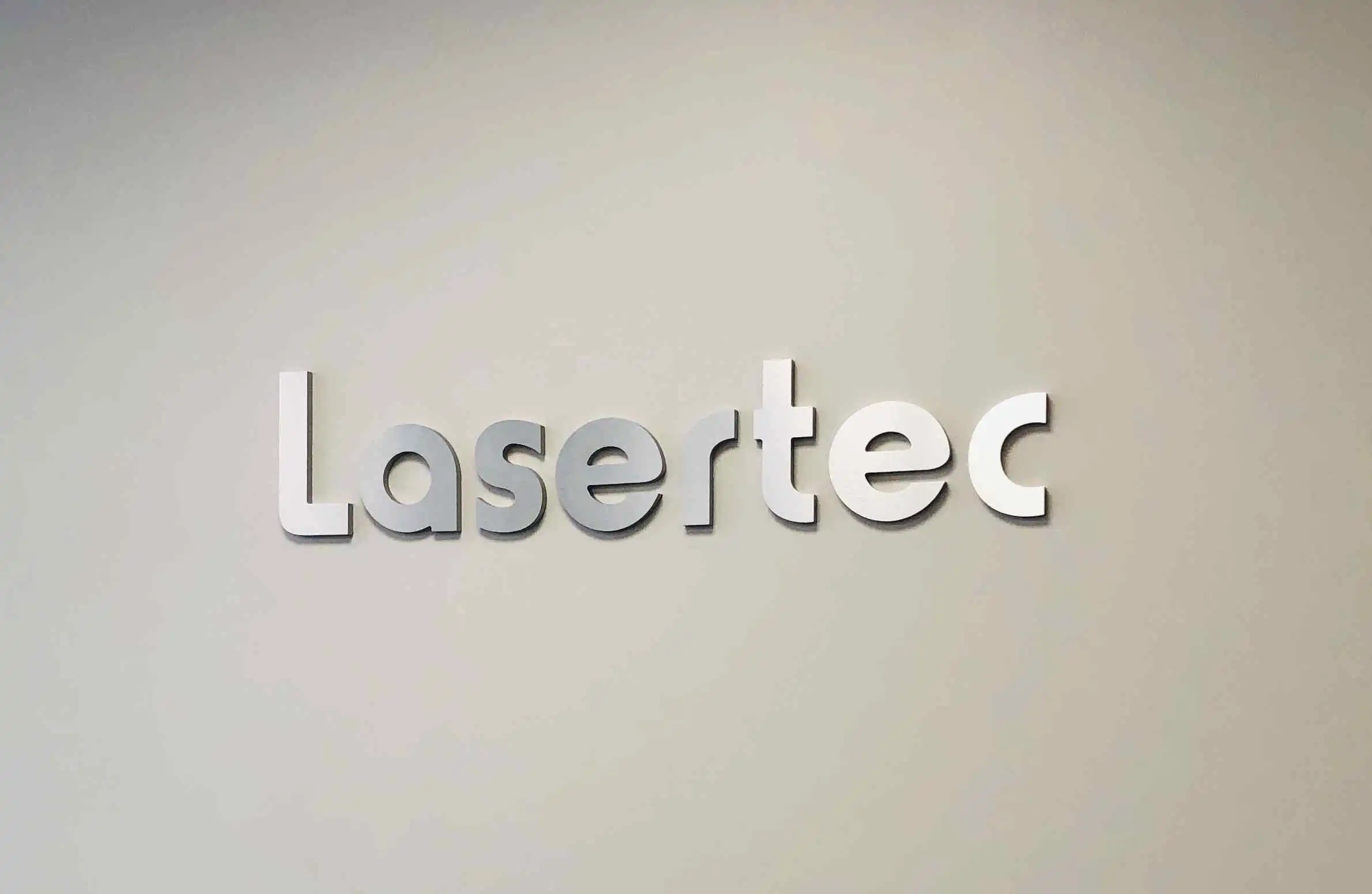 Lasertec acrylic polished lobby sign Silicon Valley — Clear Line Signs