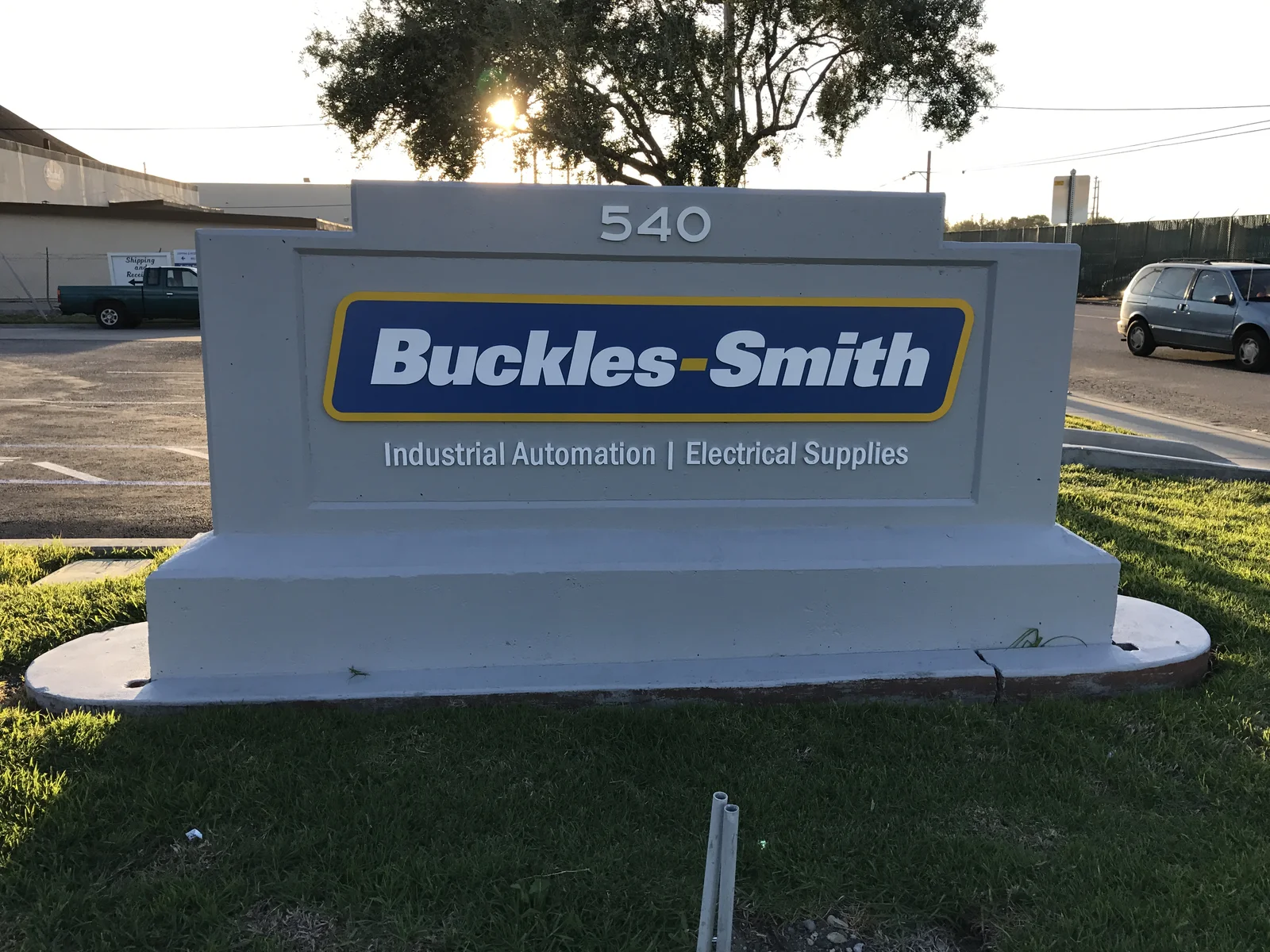 Buckles-Smith Industrial Automation monument sign Silicon Valley