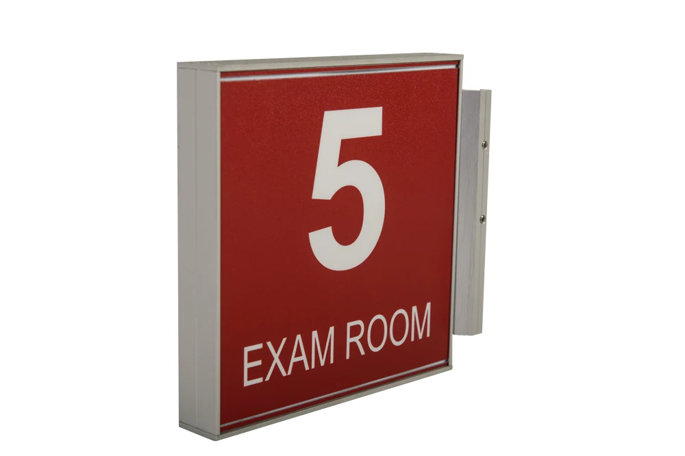 Vista Sharp frameless flag sign