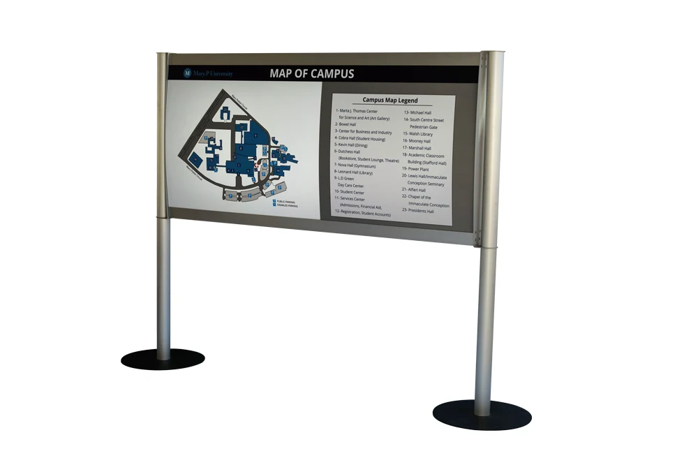 Vista Expand large format post and panel sign