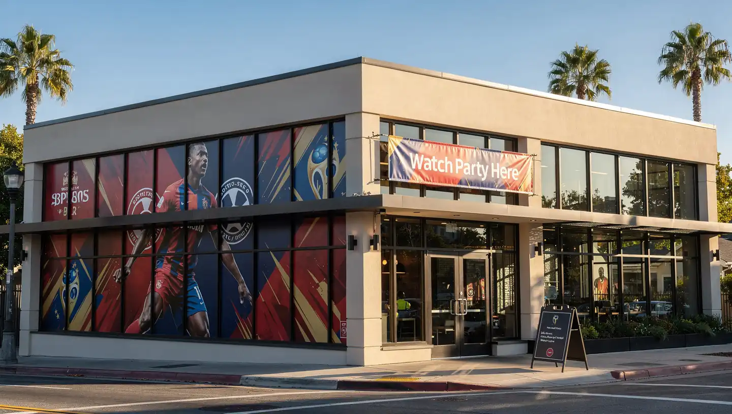 World Cup Signs for Santa Clara and Bay Area Businesses